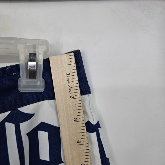 Corona Beer Board Shorts Mens Small Swim Trunks Embroidered Blue Yellow Pocket - Picture 3 of 12